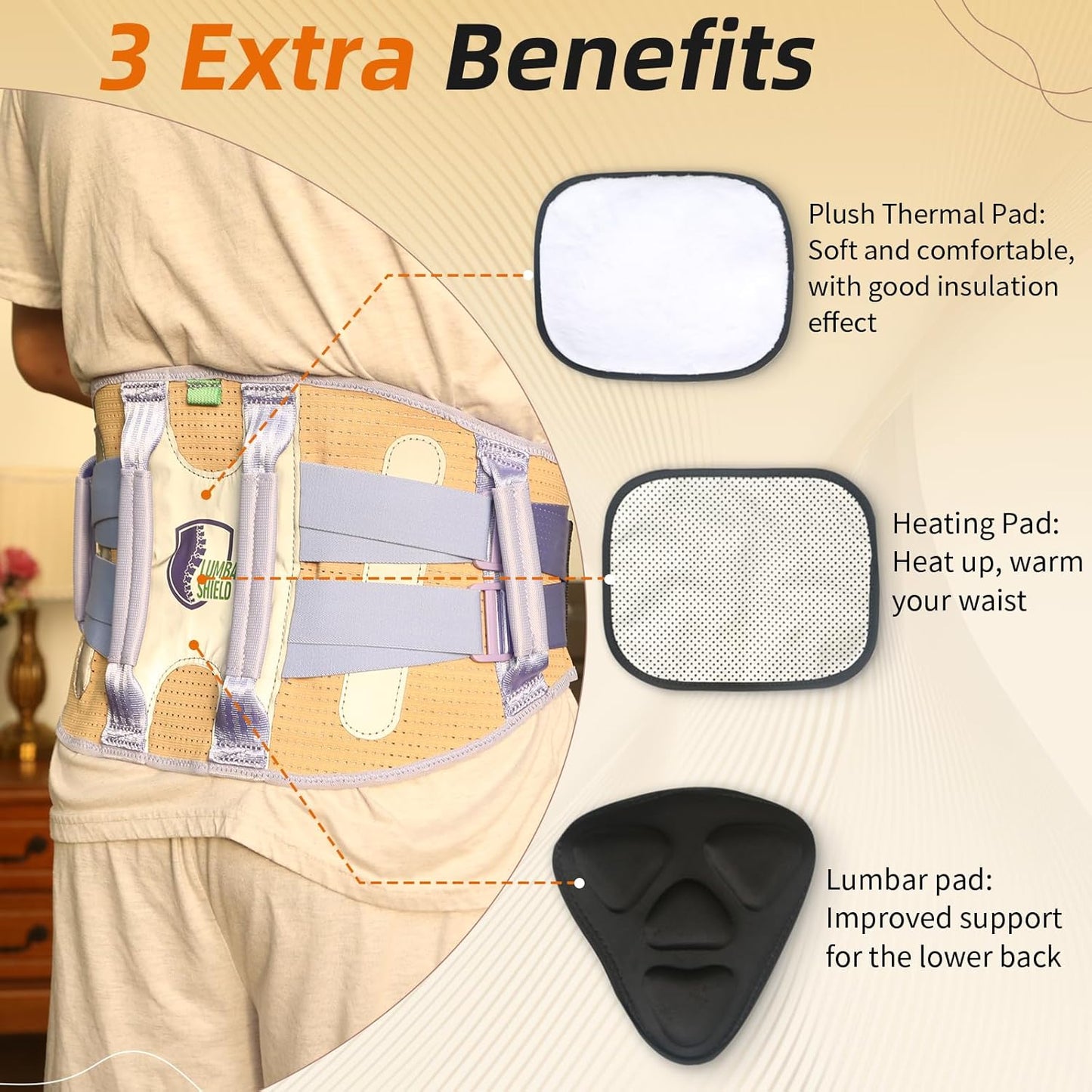 Caregiver waist support brace