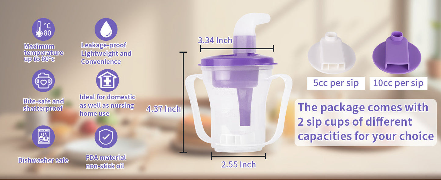 Dysphagia Regulating Drinking Cup