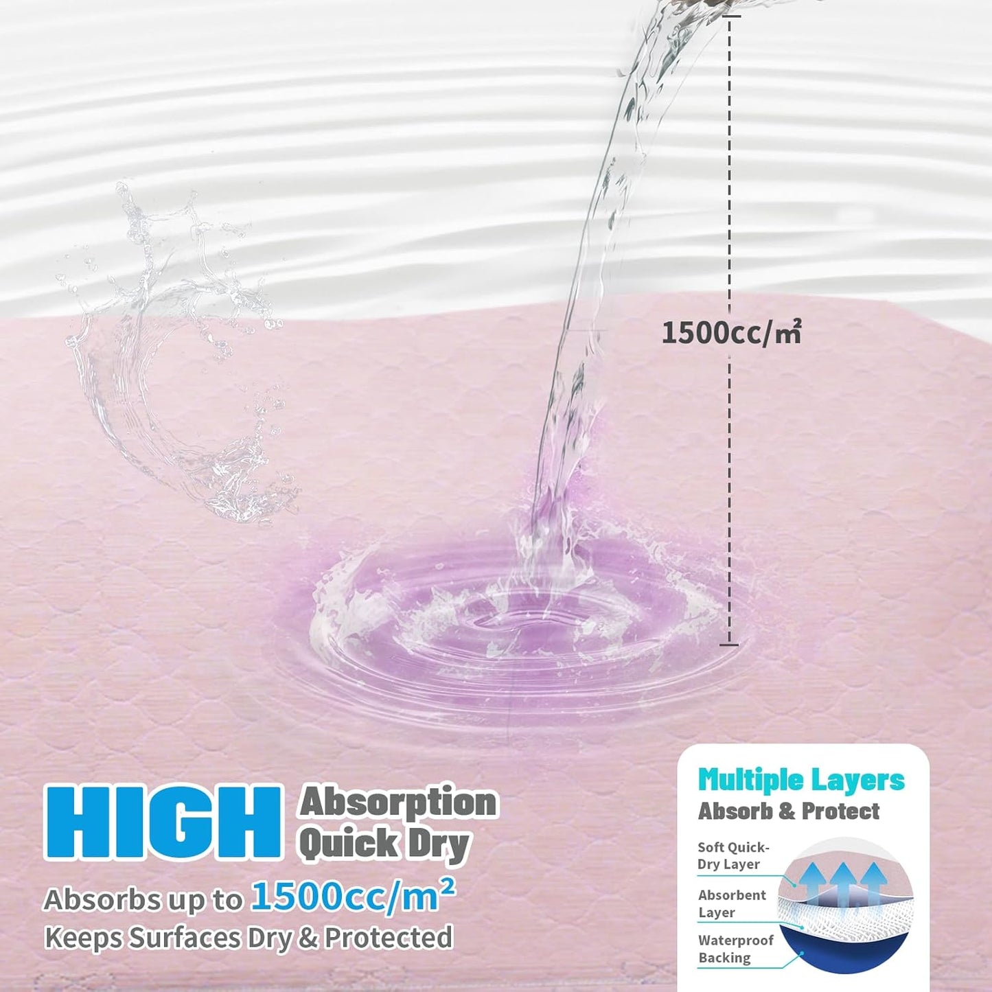Incontinence pad with handles