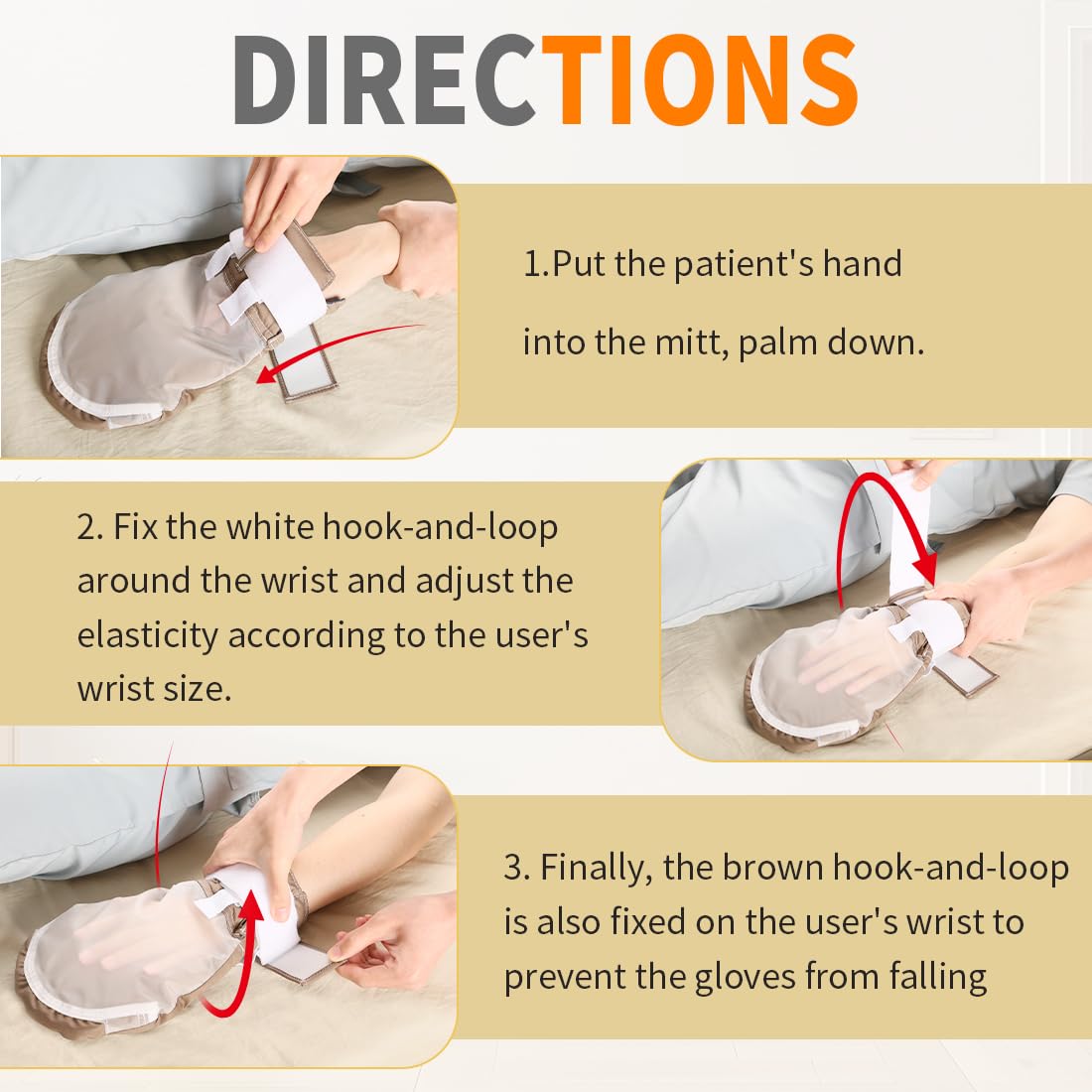 Full View Zipper Opening Hand Mitts