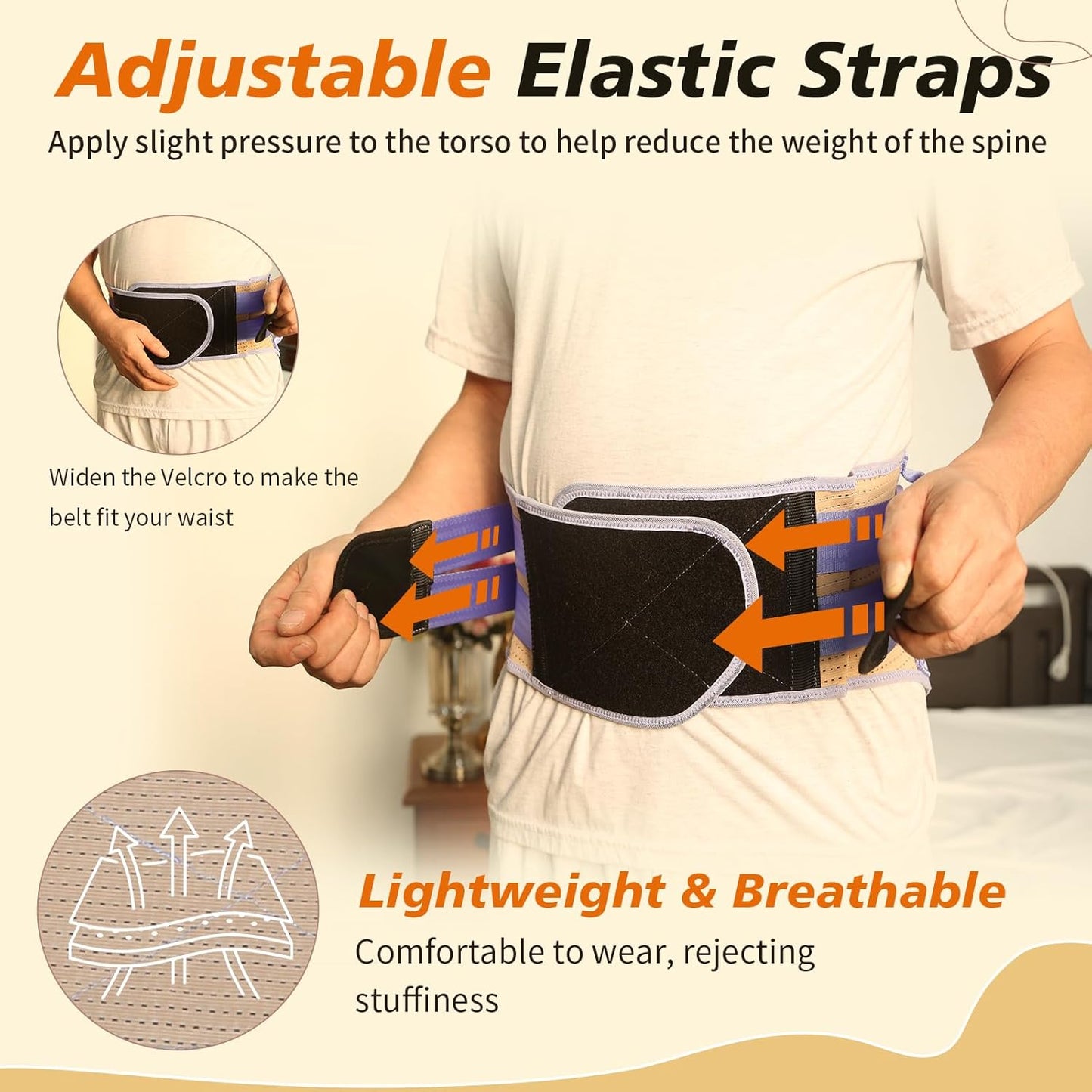 Caregiver waist support brace