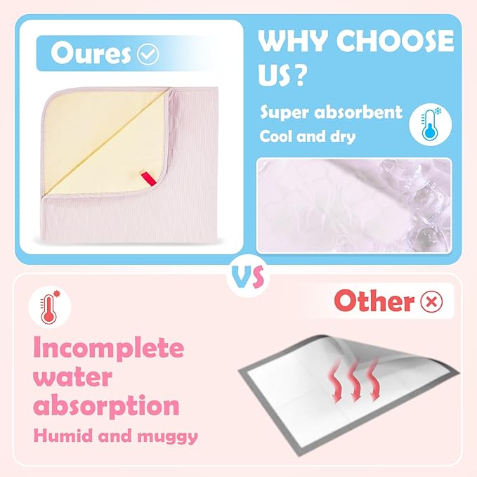 Silky feel incontinence pad