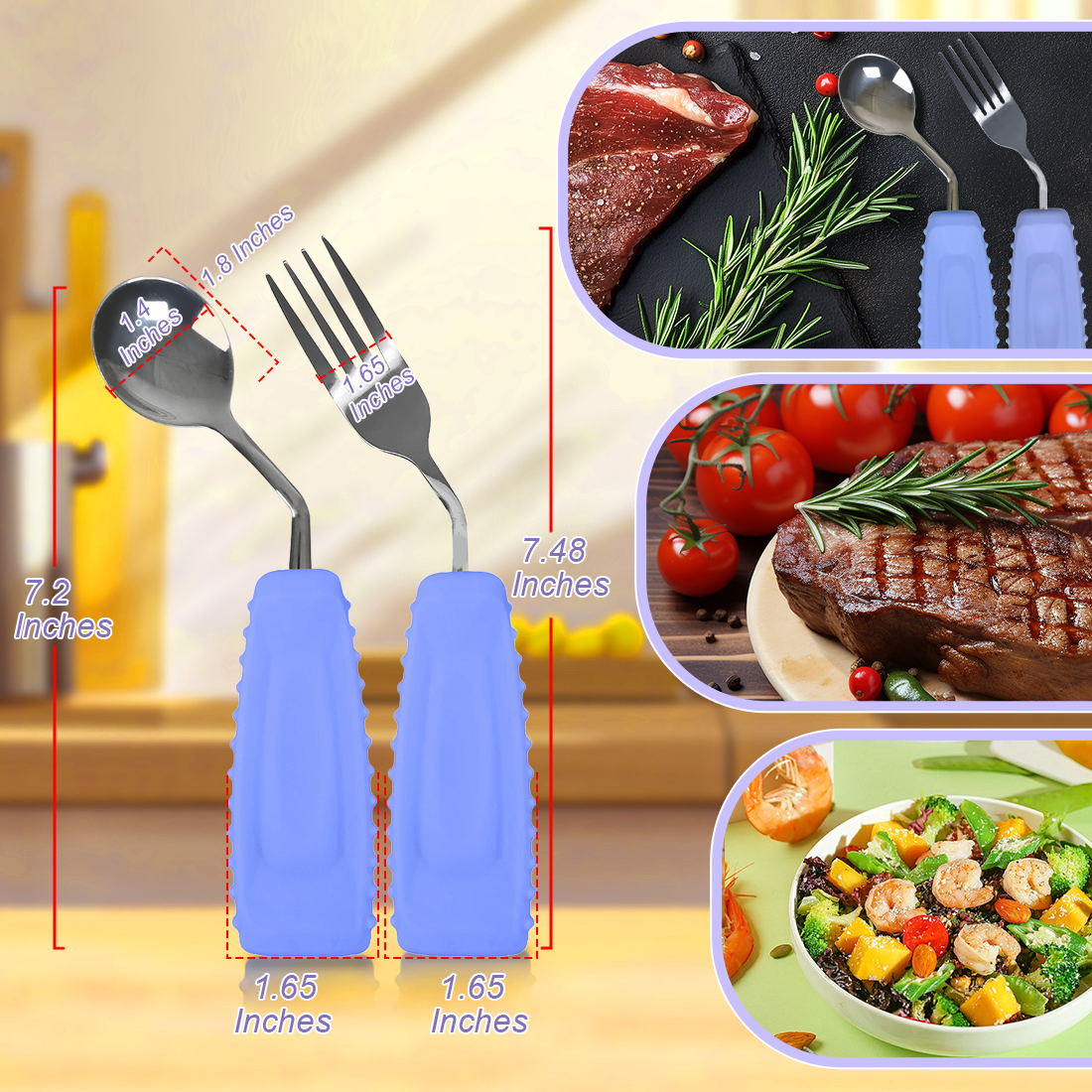Small spoon & fork set
