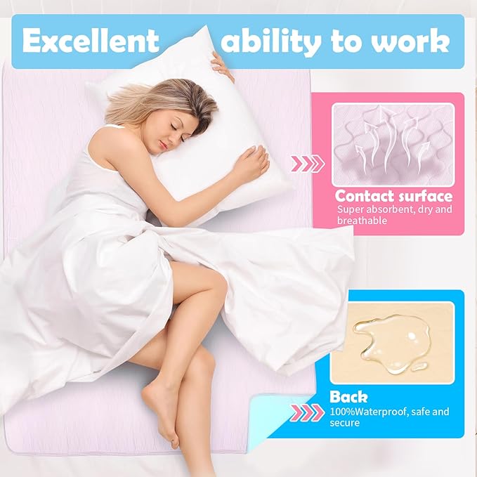 Silky feel incontinence pad
