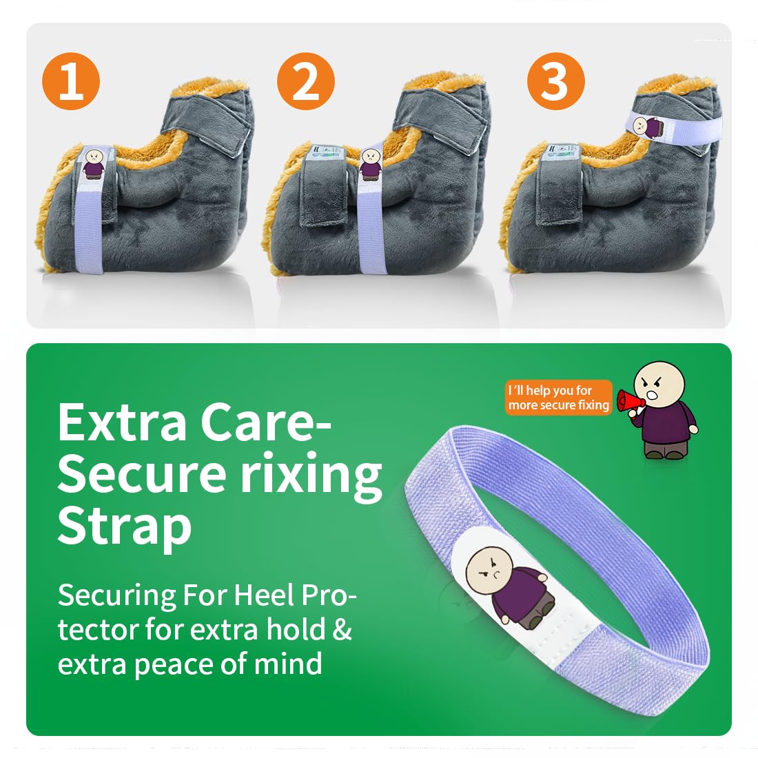 Thick Sherpa Lining Heel Protectors （1 pair）