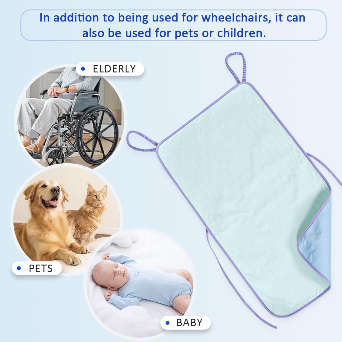 Wheelchair Highly Absorbent Incontinence Pad