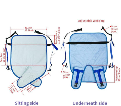 Wheelchair Seat Belt Highly Absorbent Incontinence Pad