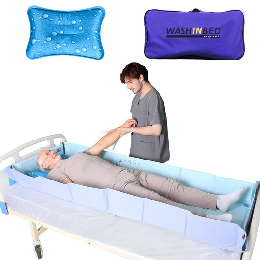 Foldable bathing mattress