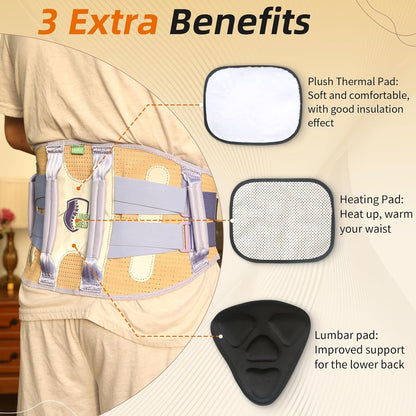 Caregiver waist support brace