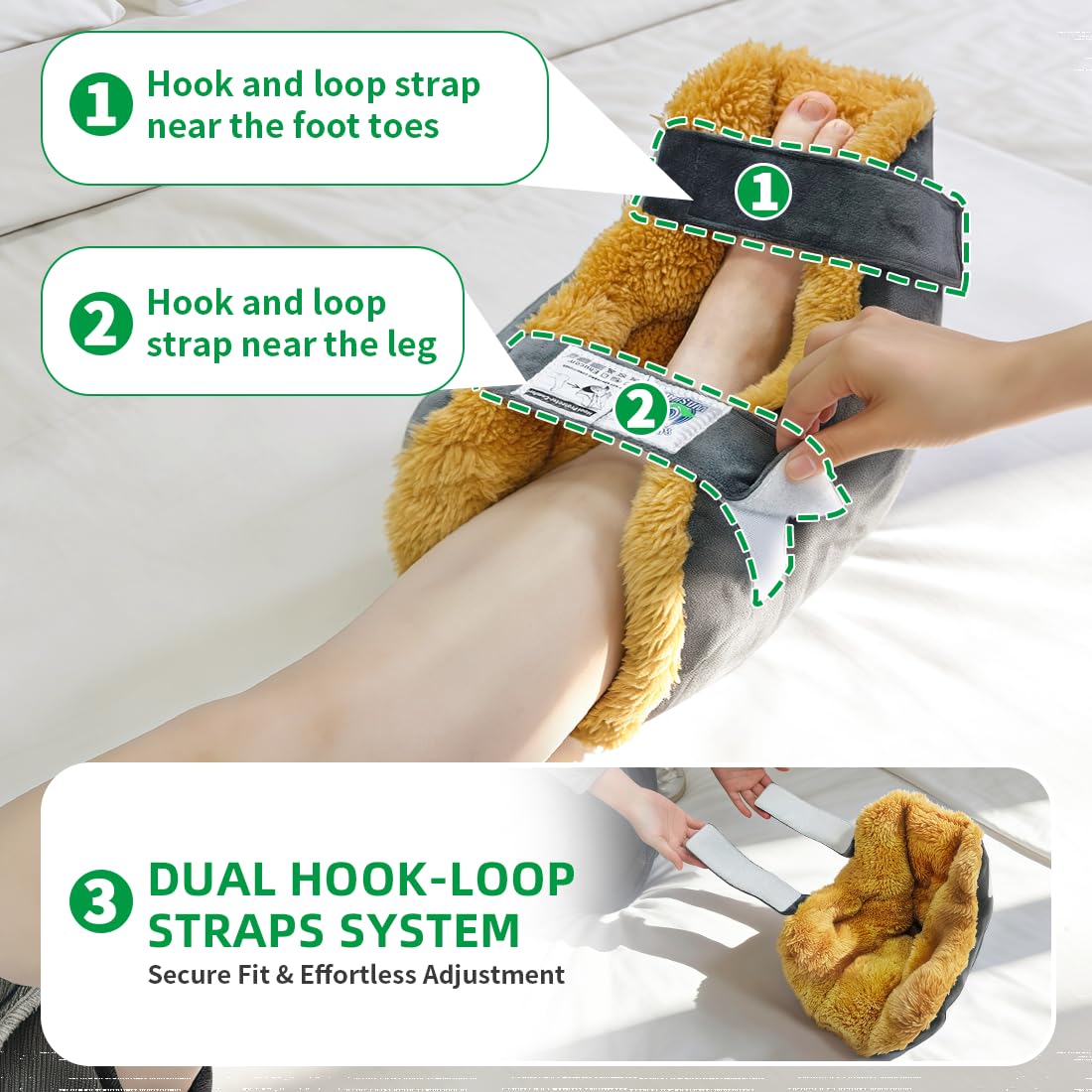 Thick Sherpa Lining Heel Protectors （1 pair）