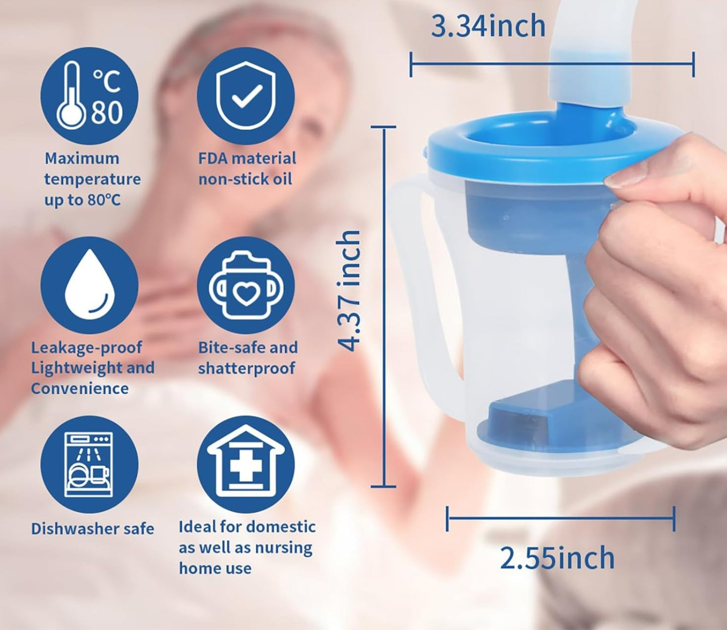 Dysphagia Regulating Drinking Cup