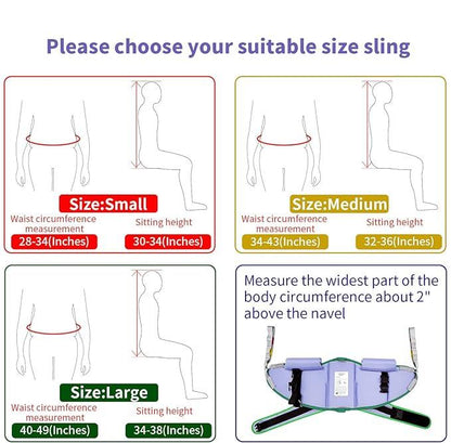 Sit to Stand Sling with Safety Support Belt