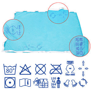 Flat Transfer Slide Sheet with Handles